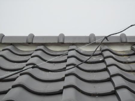 屋根漆喰　補修　屋根瓦　取替え